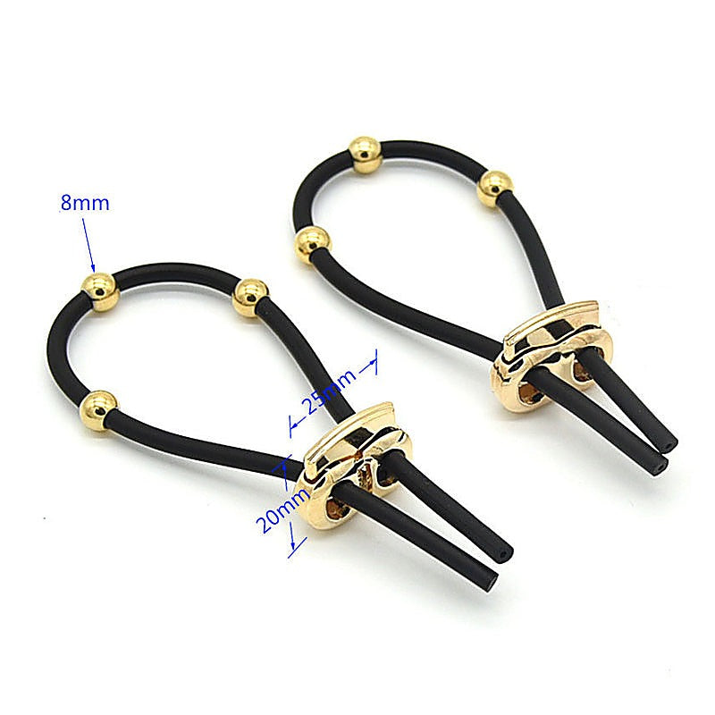 Cock Ball and Frenulum Electrostimulator Ties by BDStyle - Electro Sex