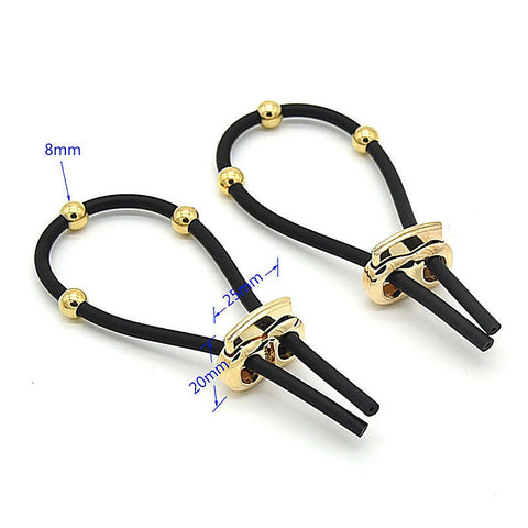 Cock Ball and Frenulum Electrostimulator Ties by BDStyle - Electro Sex