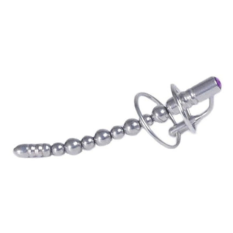 Jewel End Multi-Ball Steel Penis Plug by BDStyle - Penis Plugs