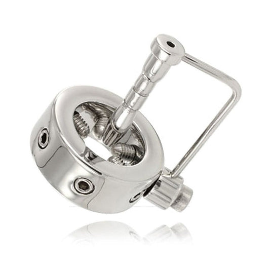 Spike Glans Ring with Penis Plug by BDStyle - Cock Plugs and Penis Sounds