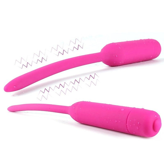 Vibrating Silicone Urethral Sound Small by BDStyle - Penis Plugs