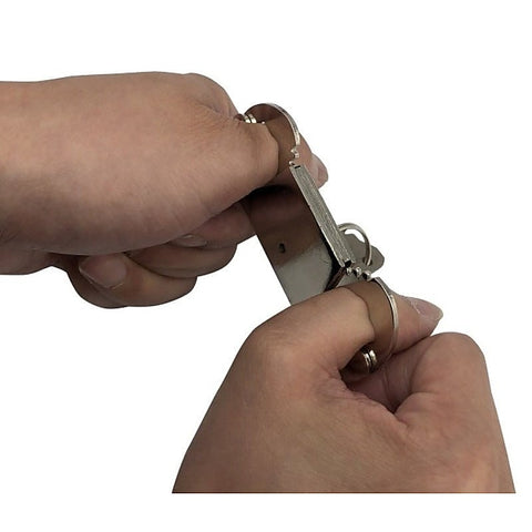 Thumb Steel Cuffs by BDStyle - Steel Sex Toys