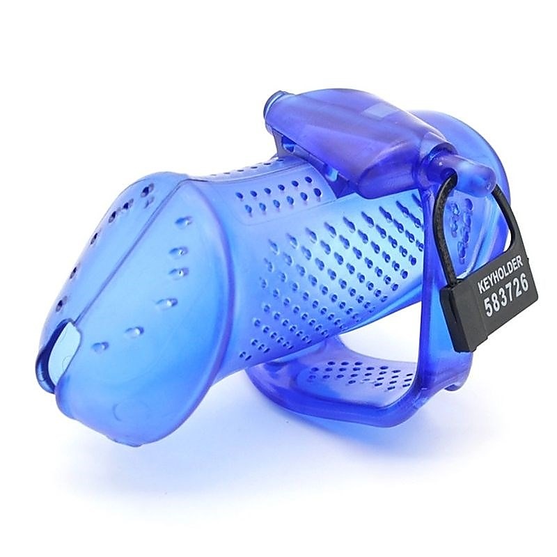 Premium Stoma PVC Cock Cage Small by BDStyle - Male Chastity