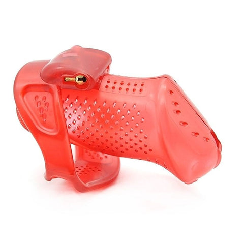 Premium Stoma PVC Cock Cage Small by BDStyle - Male Chastity
