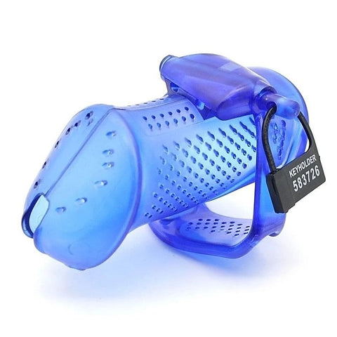 Premium Stoma PVC Cock Cage Large by BDStyle - Male Chastity