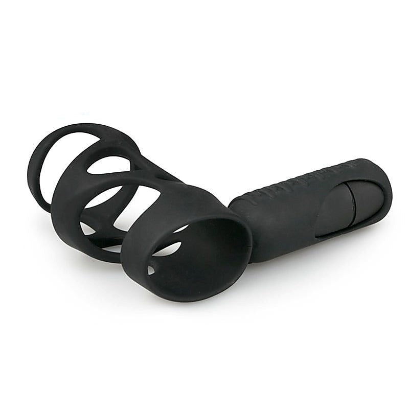 Mech Warrior Vibrating Cock Ring by BDStyle - Cock Rings