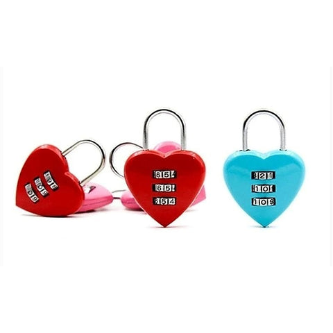 Secure Passion Heart-Shaped Password Lock by BDStyle - Male Chastity
