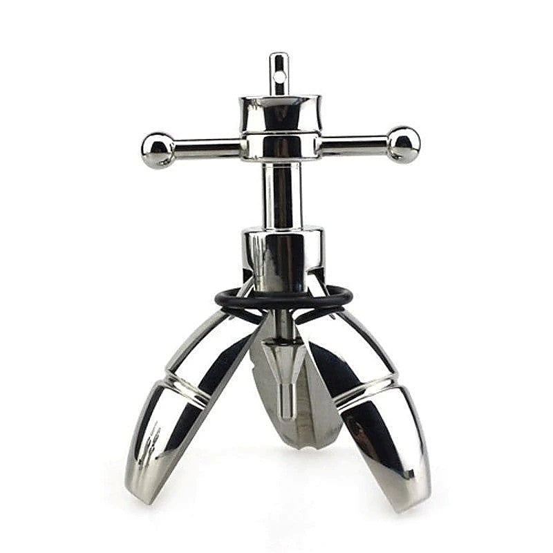 Master Series Trillium Steel Locking Anal Plug by BDStyle - Butt Plugs