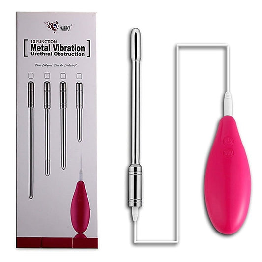 Vibrating Penis Plug with Bulbous Head 10 Speed by BDStyle - Penis Plugs