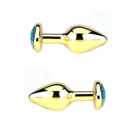 Heart Jeweled Stainless Steel Butt Plug by BDStyle - Butt Plugs