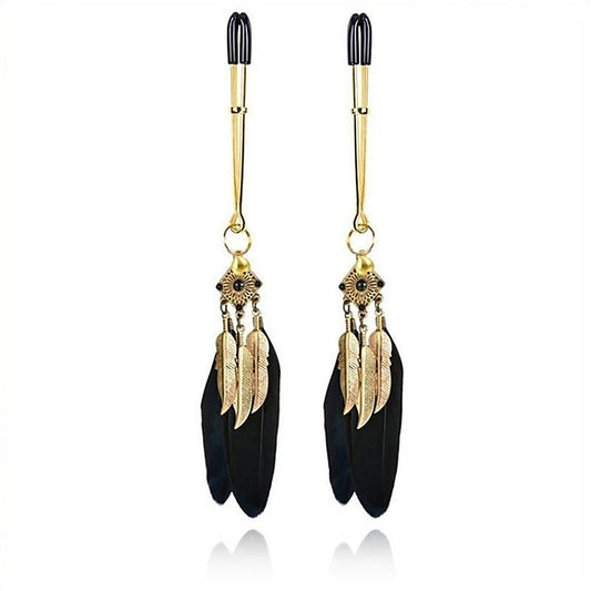 Feather Nipple Clamp by BDStyle - Breast and Nipple Toys