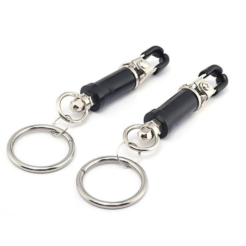 Premium Bondage Ring Barrel Clamps by BDStyle - Breast and Nipple Toys