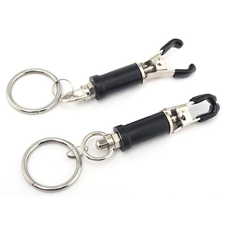 Premium Bondage Ring Barrel Clamps by BDStyle - Breast and Nipple Toys