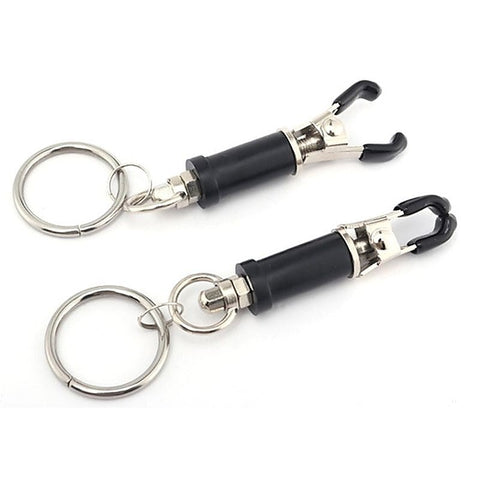 Premium Bondage Ring Barrel Clamps by BDStyle - Breast and Nipple Toys