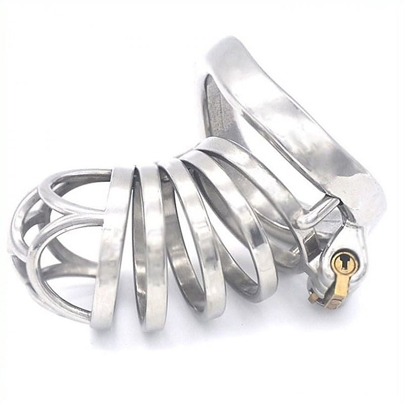 Rhombic Bend Male Chastity Cock Cage by BDStyle - Male Chastity