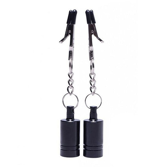 Burden Cylinder Nipple Weight Clamps by BDStyle - Breast and Nipple Toys