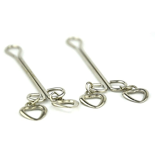 Nipple Tweezer Clamps with Heart by BDStyle - Breast and Nipple Toys