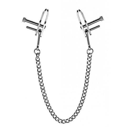 Kneel Nose to Genitals Kneeling Clamps by BDStyle - Nipple and Clit Clamps