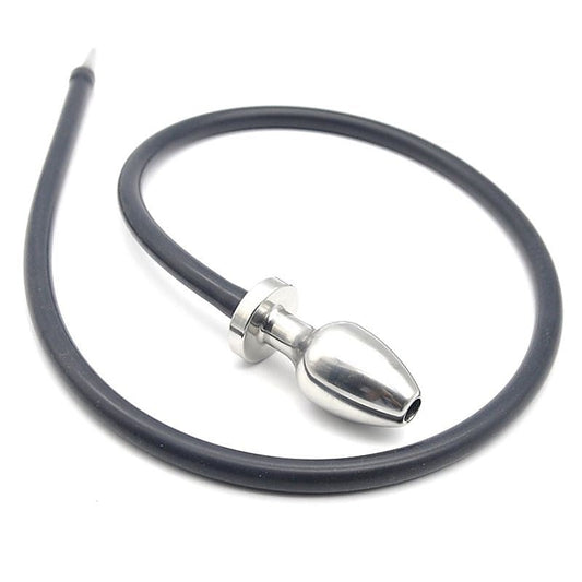 Steel Anal Plug Enema System by BDStyle - Steel Sex Toys