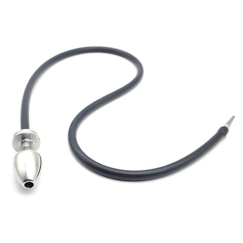 Steel Anal Plug Enema System by BDStyle - Steel Sex Toys