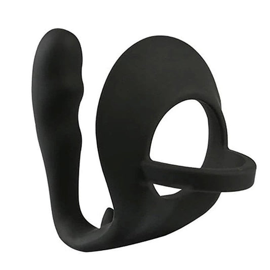 Erection Enhancing Cock Ring and Plug by BDStyle - Cock Rings