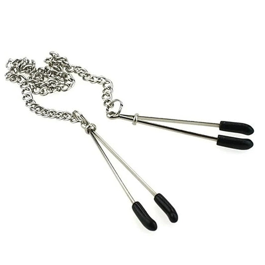 Tweezer Clamps With Chain by BDStyle - Anal Dildos