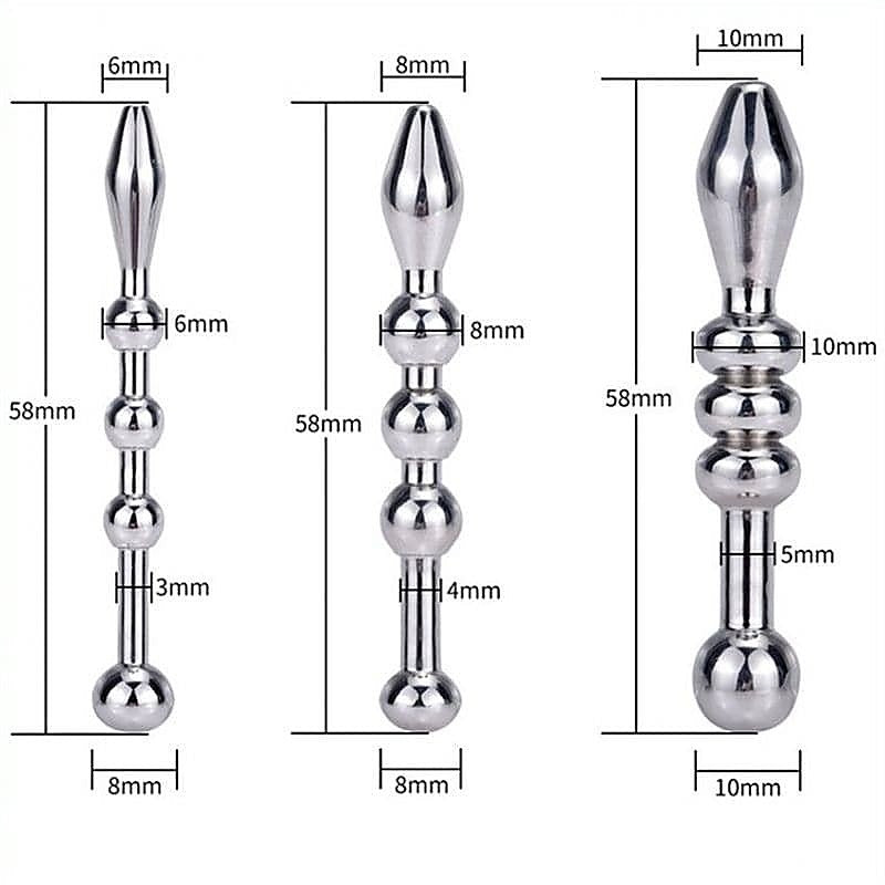 Professional Beaded Penis Plug by BDStyle - Penis Plugs