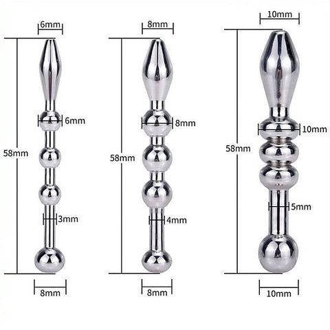 Professional Beaded Penis Plug by BDStyle - Penis Plugs