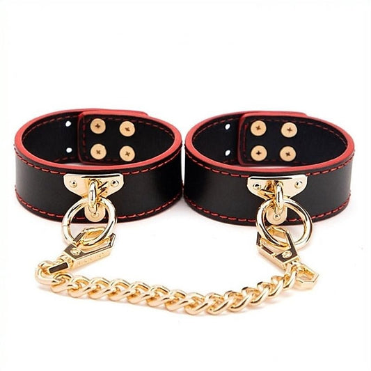 Golden Chain Wrist & Ankle Cuffs by BDStyle - Cuffs and Restraints