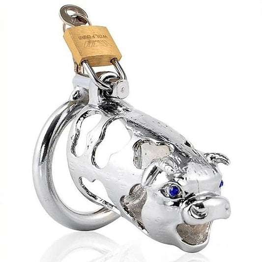 Chinese Zodiac Cock Cage - Ox by BDStyle - Male Chastity
