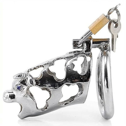 Chinese Zodiac Cock Cage - Ox by BDStyle - Male Chastity