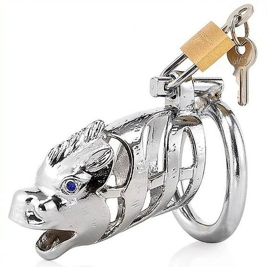 Chinese Zodiac Cock Cage - Horse by BDStyle - Male Chastity