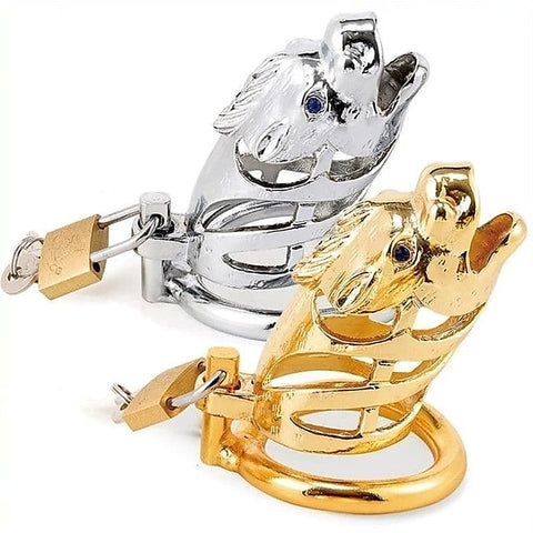 Chinese Zodiac Cock Cage - Horse by BDStyle - Male Chastity