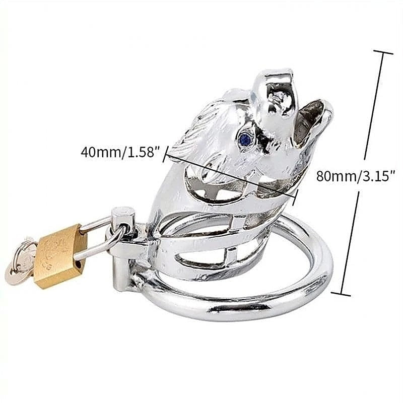 Chinese Zodiac Cock Cage - Horse by BDStyle - Male Chastity