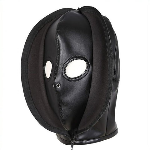 Premium Double Layer Bondage Hood by BDStyle - Bondage Hoods