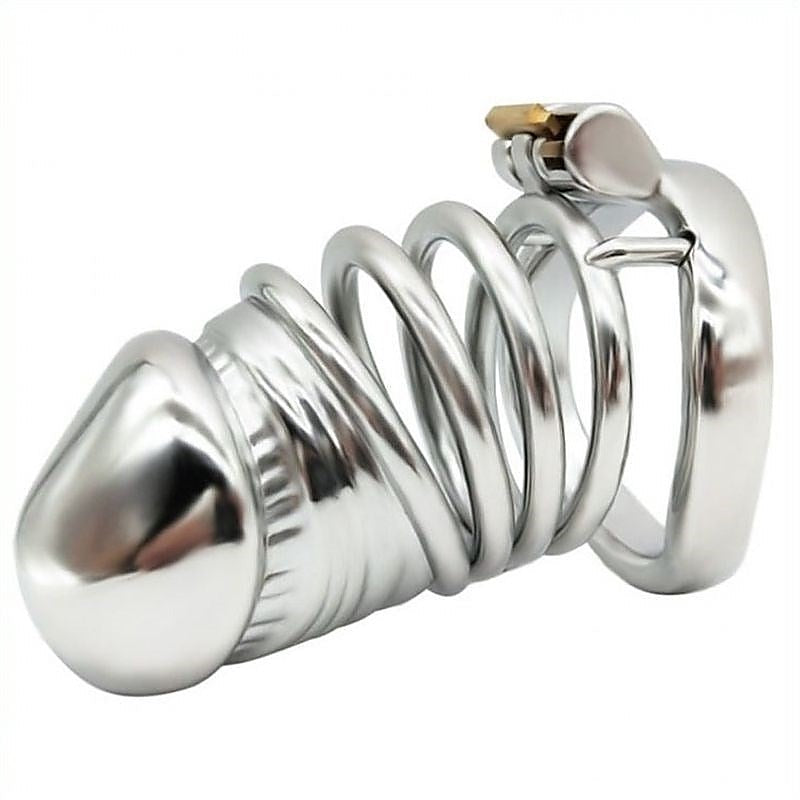Adjustable Stainless Steel Chastity Device by BDStyle - Male Chastity