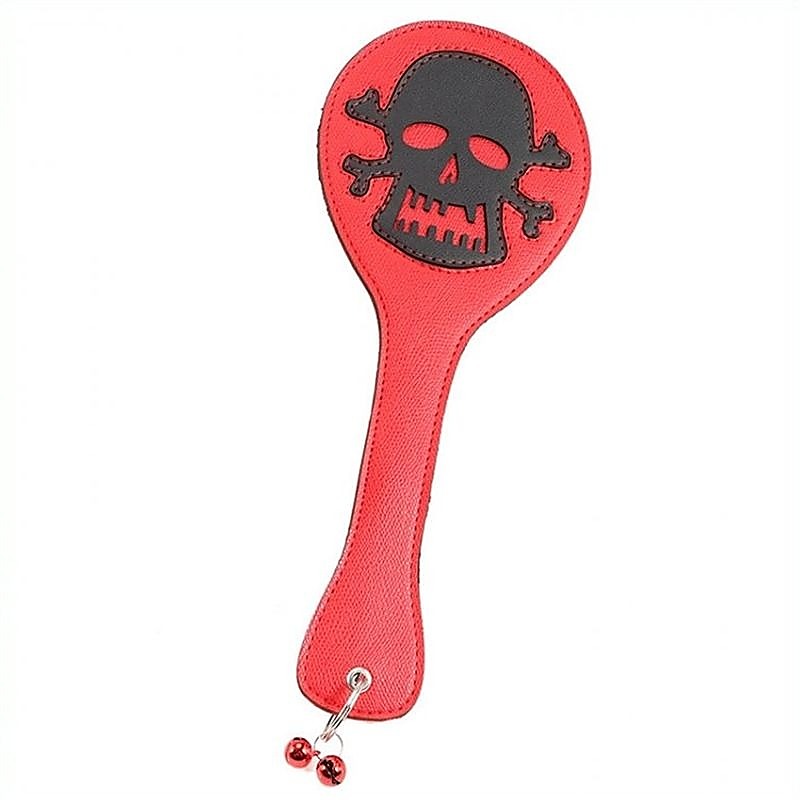 Round Paddle With Skull by BDStyle - Paddles And Slappers