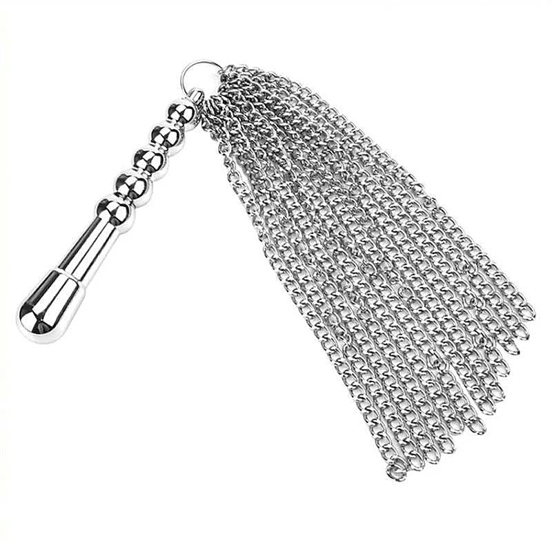 Premium Metal Tassled Dildo Whip by BDStyle - Whips And Crops