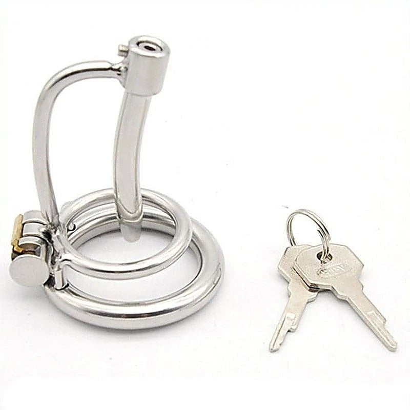 Premium Metal Cum Thru Birdlock Cage by BDStyle - Male Chastity