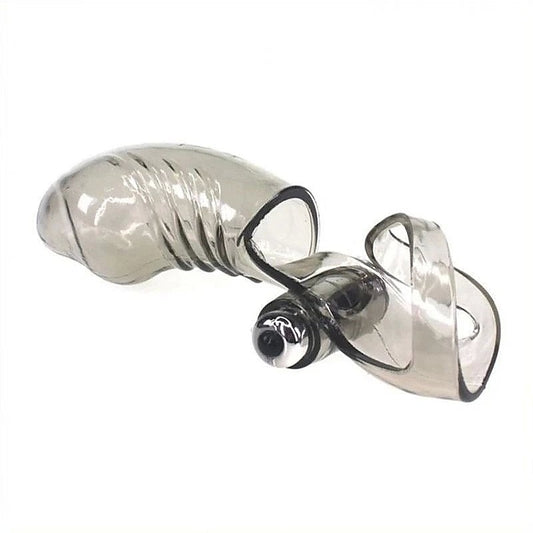 G-Spot Penis Vibrating Finger Glove by BDStyle - Penis Pumps And Stretchers