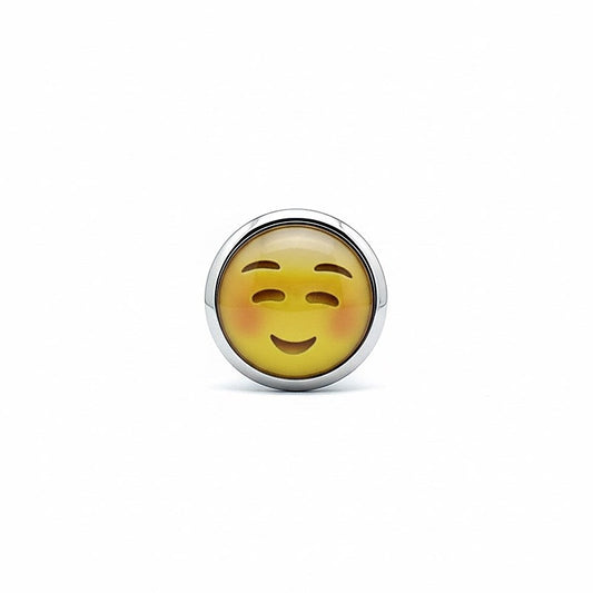Smiling Face Steel Anal Plug by BDStyle - Steel Sex Toys