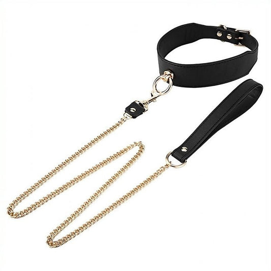 Golden Lead BDSM Collar by BDStyle - Collars and Leads