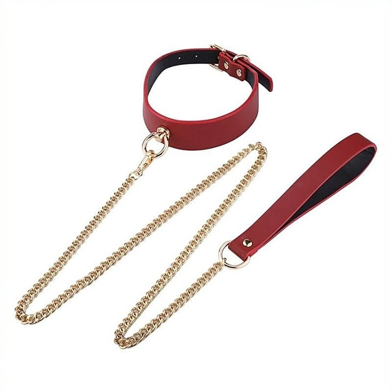 Golden Lead BDSM Collar by BDStyle - Collars and Leads