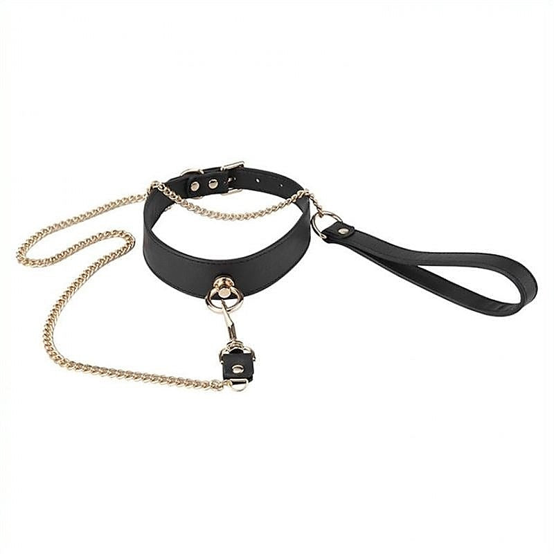 Golden Lead BDSM Collar by BDStyle - Collars and Leads
