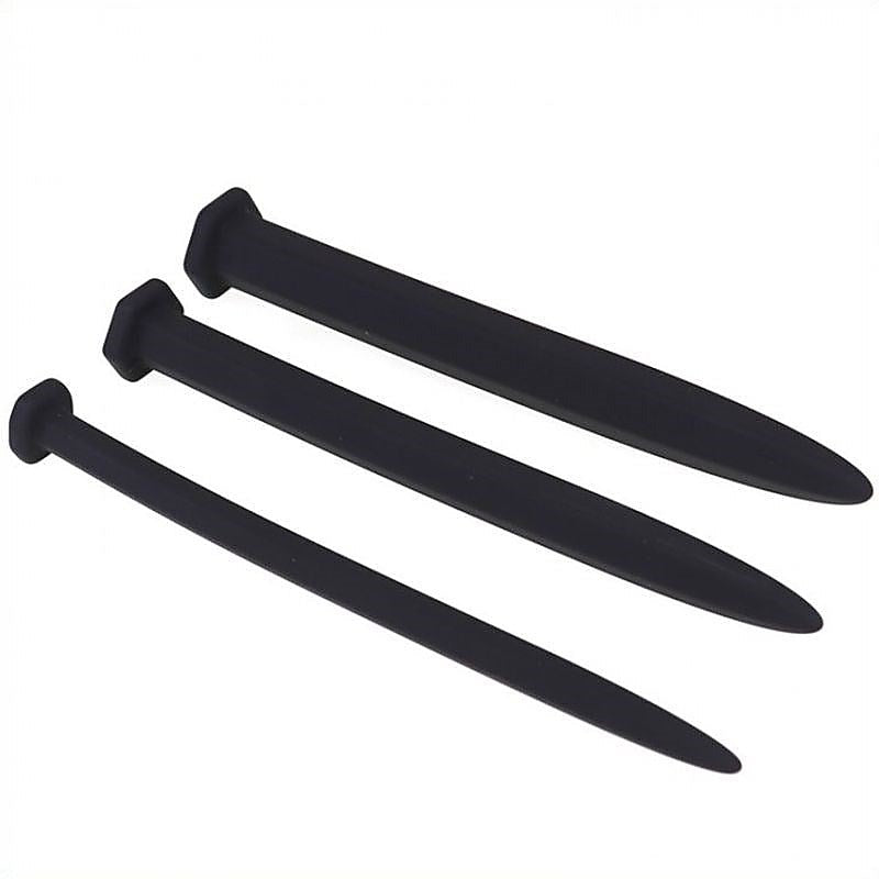 Silicone Hexagon Penis Plug Stimulation Kit by BDStyle - Penis Plugs
