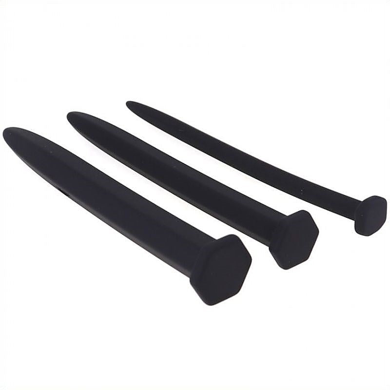 Silicone Hexagon Penis Plug Stimulation Kit by BDStyle - Penis Plugs