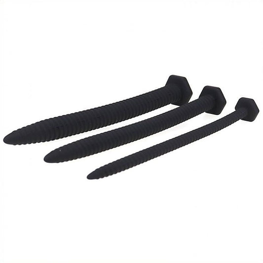 Silicone Screw Penis Plug Kit by BDStyle - Penis Plugs
