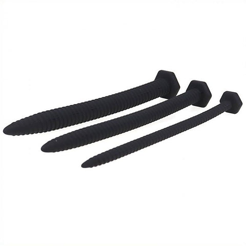 Silicone Screw Penis Plug Kit by BDStyle - Penis Plugs