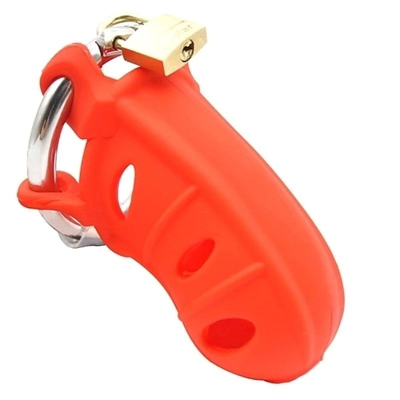 Silicone Male Chastity Device Medium by BDStyle - Male Chastity
