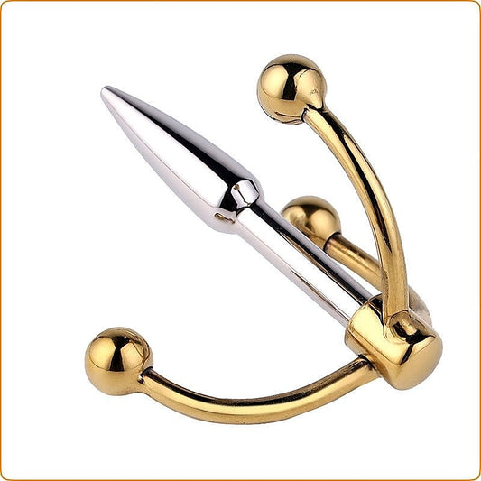 Golden Claw Head Urethral Plug by BDStyle - Penis Plugs